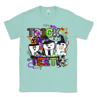 Seafoam trick or teeth Classic Tee - BarkalooDesign
