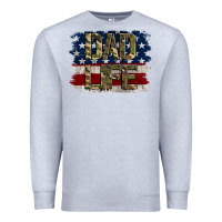 Heather Grey Dad Life Premium Sweatshirt - Jasminsmagicworld
