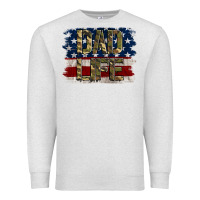 Oatmeal Heather Dad Life Premium Sweatshirt - Jasminsmagicworld