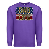 Purple Dad Life Premium Sweatshirt - Jasminsmagicworld
