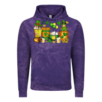 Cloud Purple st patrick's day coffee cups with gnome Vintage Hoodie - Artiststas