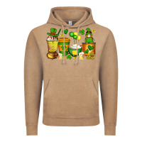 Vintage Coffee st patrick's day coffee cups with gnome Vintage Hoodie - Artiststas