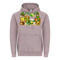 Vintage Zinc st patrick's day coffee cups with gnome Vintage Hoodie - Artiststas