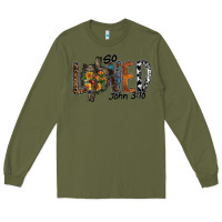 Army Green so loved jhon 3.16 Long Sleeve Tee - SublimationCraftShop