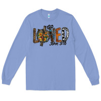 Colony Blue so loved jhon 3.16 Long Sleeve Tee - SublimationCraftShop