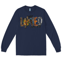 Navy so loved jhon 3.16 Long Sleeve Tee - SublimationCraftShop