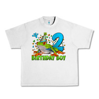 Lunar Rock birthday boy frog age 2 Urban Heavy Tee - LillyAllenDesigns