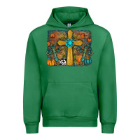 Emerald fall cross Urban Hoodie - RanaPortraitStore