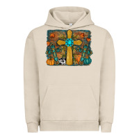 Pigment French Oak fall cross Urban Hoodie - RanaPortraitStore