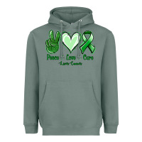 Sage Peace Love Cure Liver Cancer Heavyweight Hoodie - Jasminsmagicworld