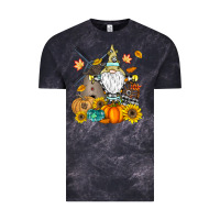 Cloud Black Happy Fall Vintage Tee - CowhideDigitalArt