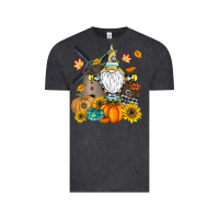 Vintage Black Happy Fall Vintage Tee - CowhideDigitalArt