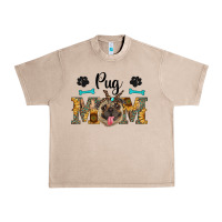 French Oak western pug mom Urban Heavy Tee - RanaPortraitStore