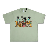 Oil Green western pug mom Urban Heavy Tee - RanaPortraitStore