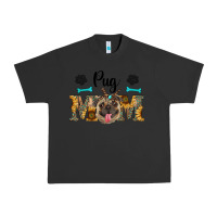 Pigment Black western pug mom Urban Heavy Tee - RanaPortraitStore