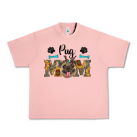 Salmon western pug mom Urban Heavy Tee - RanaPortraitStore