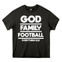 God Family Football Christian Faith Shirt Heavy Core Tee | Teevron