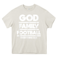 Cream god family football christian faith shirt Heavy Core Tee - baoMotion