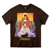 Chocolate Brown labyrinth movie poster t shirt Heavy Core Tee - baoMotion