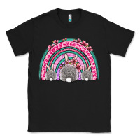 Black Easter bunny rainbow Classic Tee - OliviaCreatesArt