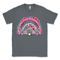 Charcoal Heather Easter bunny rainbow Classic Tee - OliviaCreatesArt