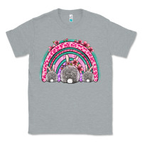 Heather Grey Easter bunny rainbow Classic Tee - OliviaCreatesArt