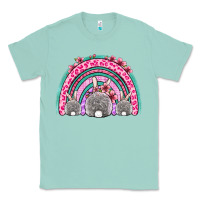 Seafoam Easter bunny rainbow Classic Tee - OliviaCreatesArt