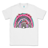 White Easter bunny rainbow Classic Tee - OliviaCreatesArt