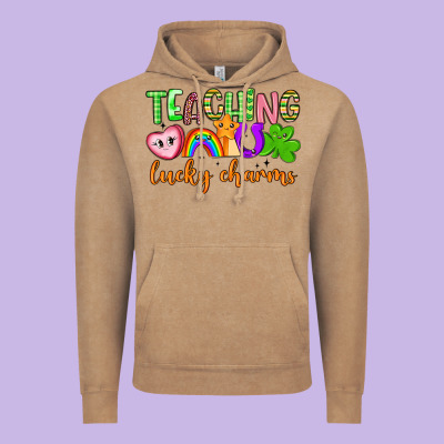 Teaching Lucky Charms Vintage Hoodie Designed By Artiststas