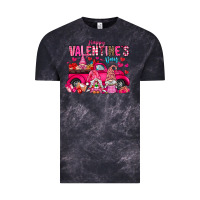Cloud Black Happy Valentines Day Vintage Tee - CowhideDigitalArt