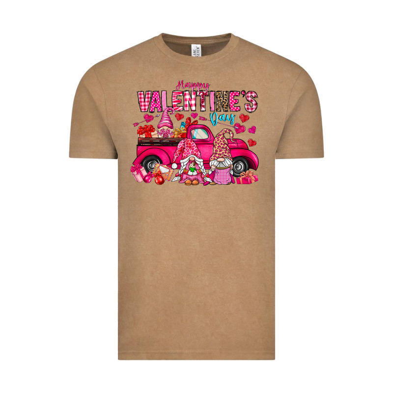 Happy Valentines Day Vintage Tee by CowhideDigitalArt | Teevron