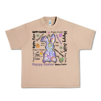 Burro Happy Easter Urban Heavy Tee - CowhideDigitalArt