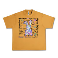 Peanut Butter Happy Easter Urban Heavy Tee - CowhideDigitalArt