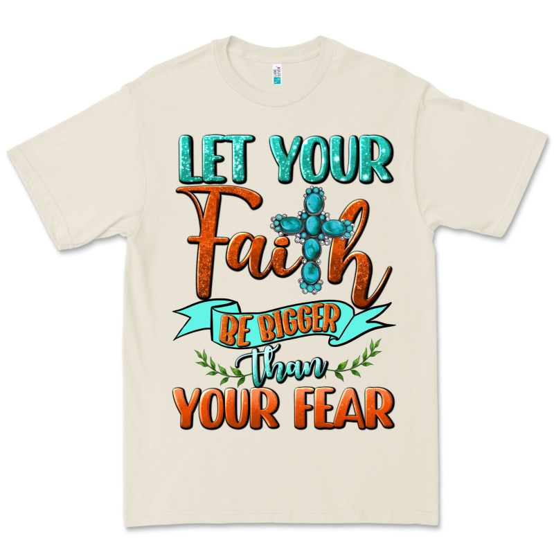 Let Your Faith Be Bigger Than Your Fear Premium Tee by BundleAndBundleShop | Teevron