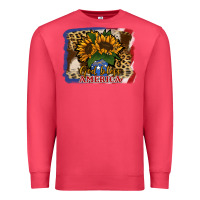 Cardinal Patriotic Sunflower God Bless America Premium Sweatshirt - Jasminsmagicworld