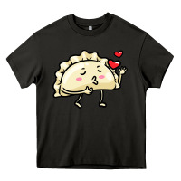 Asphalt pierogi lovers t  shirt pierogi kawaii emoticon polish food dyngus day Heavy Core Tee - baoMotion