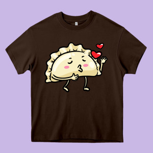 Pierogi Lovers T  Shirt Pierogi Kawaii Emoticon Polish Food Dyngus Day Heavy Core Tee Designed By Baomotion
