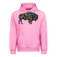 Cowhide Bison Urban Hoodie | Teevron