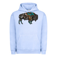 Pigment Grape Ice cowhide bison Urban Hoodie - RanaPortraitStore