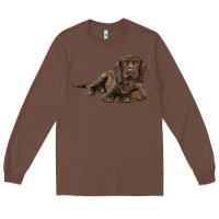 Chestnut Sussex Spaniels llustrations Long Sleeve Tee - LillyAllenDesigns