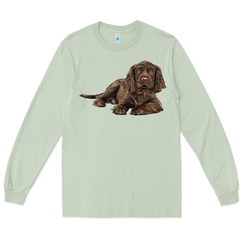 Sussex Spaniels Llustrations Long Sleeve Tee by LillyAllenDesigns | Teevron