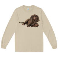 Mushroom Sussex Spaniels llustrations Long Sleeve Tee - LillyAllenDesigns