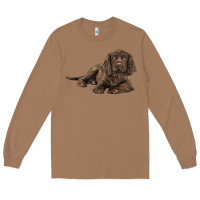 Toasted Coconut Sussex Spaniels llustrations Long Sleeve Tee - LillyAllenDesigns