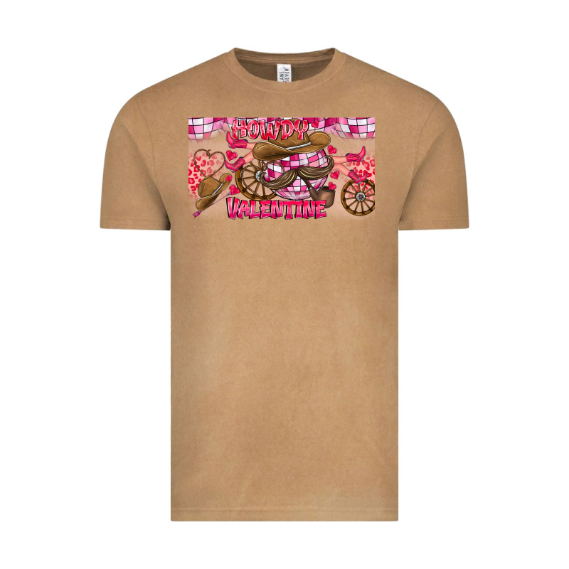 Howdy Valentine Vintage Tee by CowhideDigitalArt | Teevron