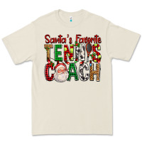 Bone Santa's Favorite Tennis Coach For Christmas Premium Tee - FaDigitalArtStudio