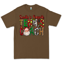 Cacao Santa's Favorite Tennis Coach For Christmas Premium Tee - FaDigitalArtStudio