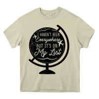 Mossy i haven't been everywhere but it's on my list travel t shirt Heavy Core Tee - baoMotion