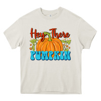 Cream Hey There Pumpkin Heavy Core Tee - FaDigitalArtStudio