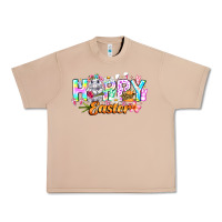 Burro Happy Easter Urban Heavy Tee - CowhideDigitalArt