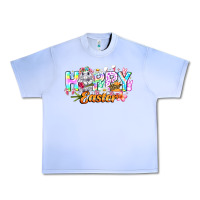 Grape Ice Happy Easter Urban Heavy Tee - CowhideDigitalArt